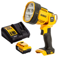 DeWalt DCL043 18V LED Spotlight with 1 x 5.0Ah Battery & Charger